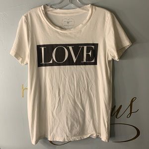 Anthropologie LOVE Tee